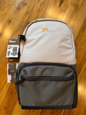 Lowepro Compact Camera Backpack Bag - Gray